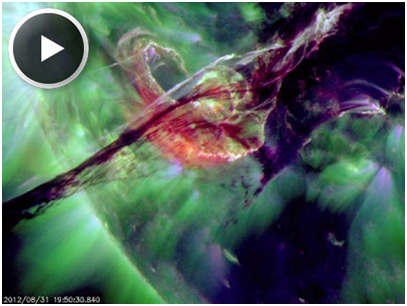 solar eruption magnif